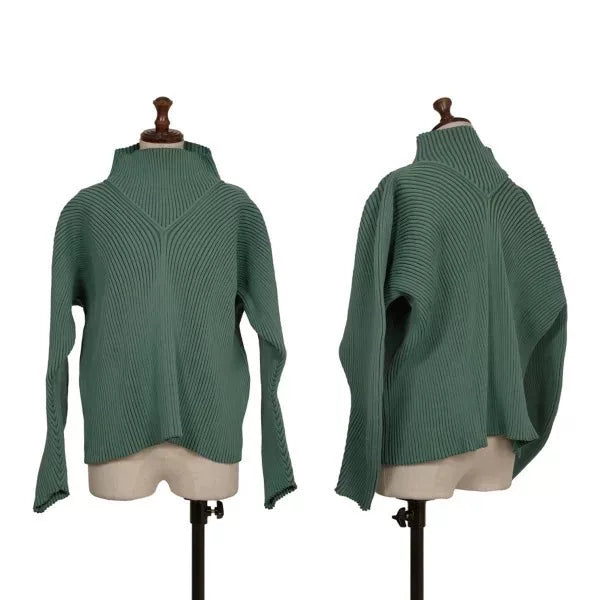 Issey Miyake Vintage Green Line Knit Sweater
