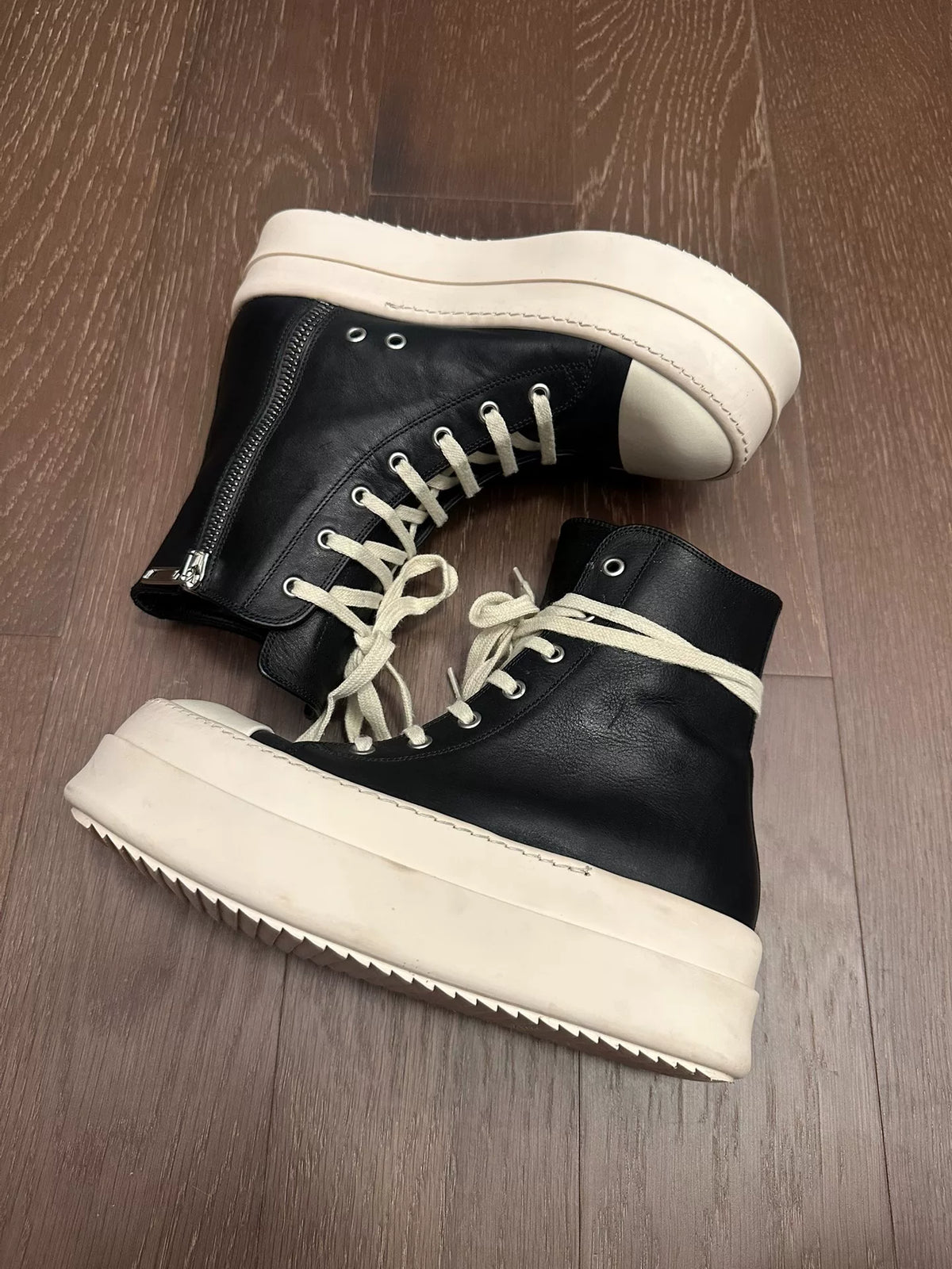 Rick Owens mainline thick low-top high-top large Converse Sneakers