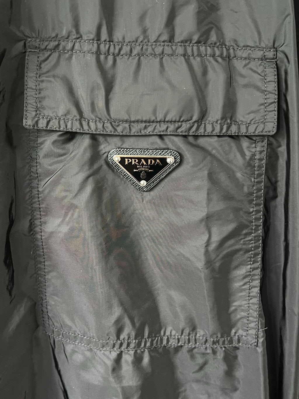 Prada Re-Nylon short-sleeve shirt jacket