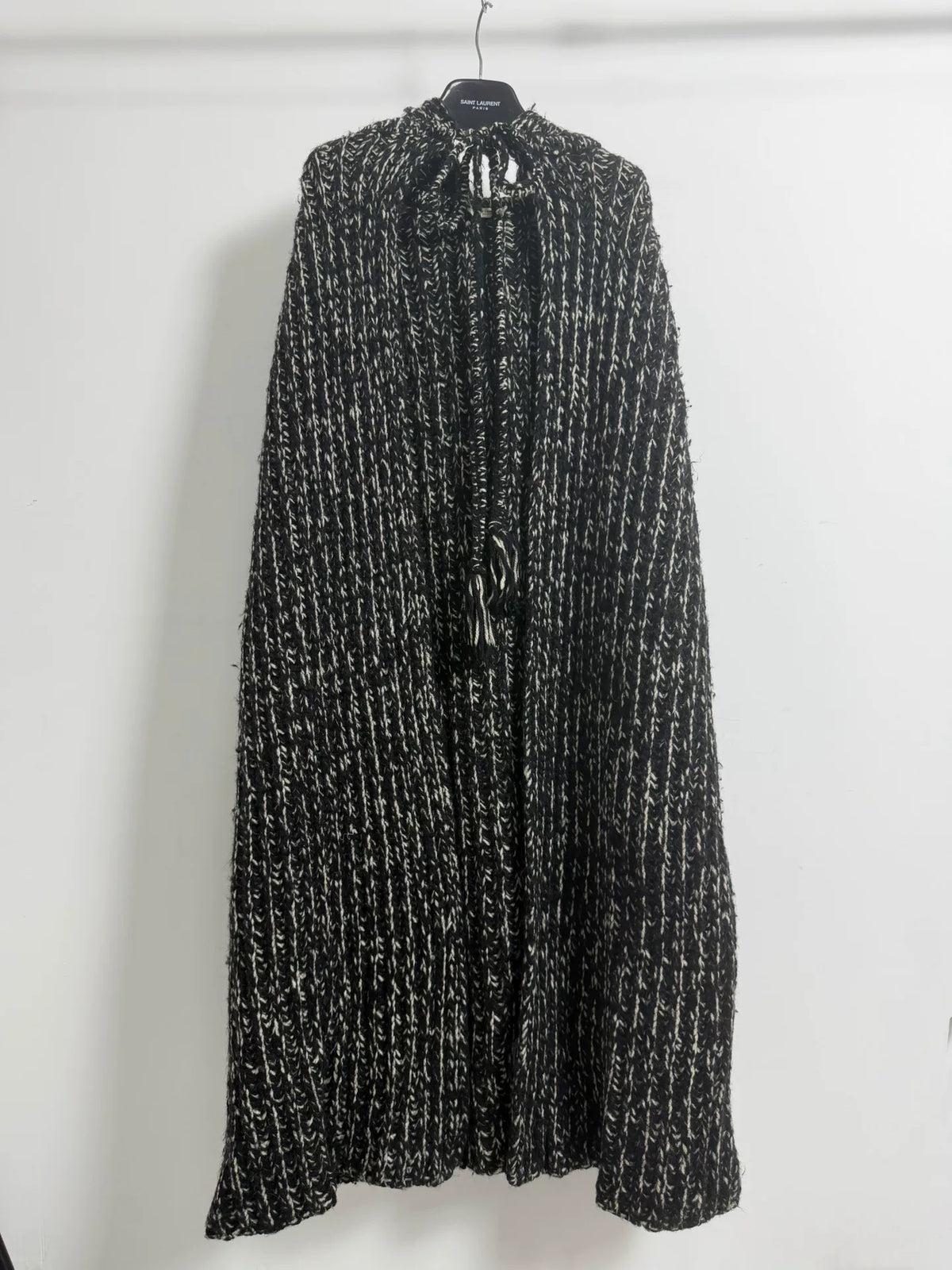 Saint Laurent 13FW Wool Cashmere Hooded Cape