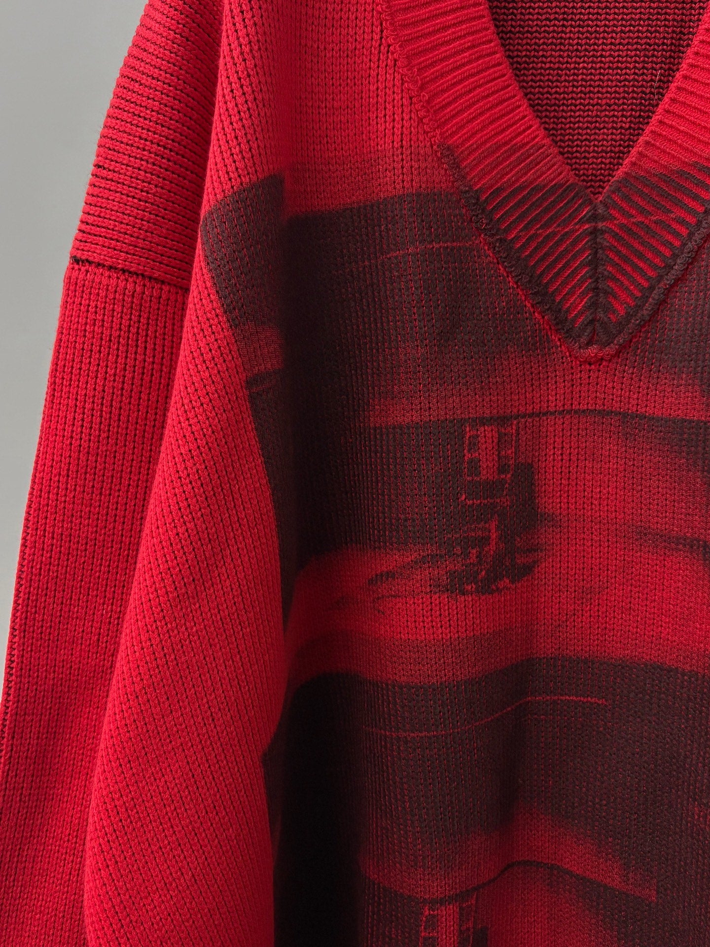Calvin Klein 205W39NYC SS18 Warhol Electric Chair Red Sweater