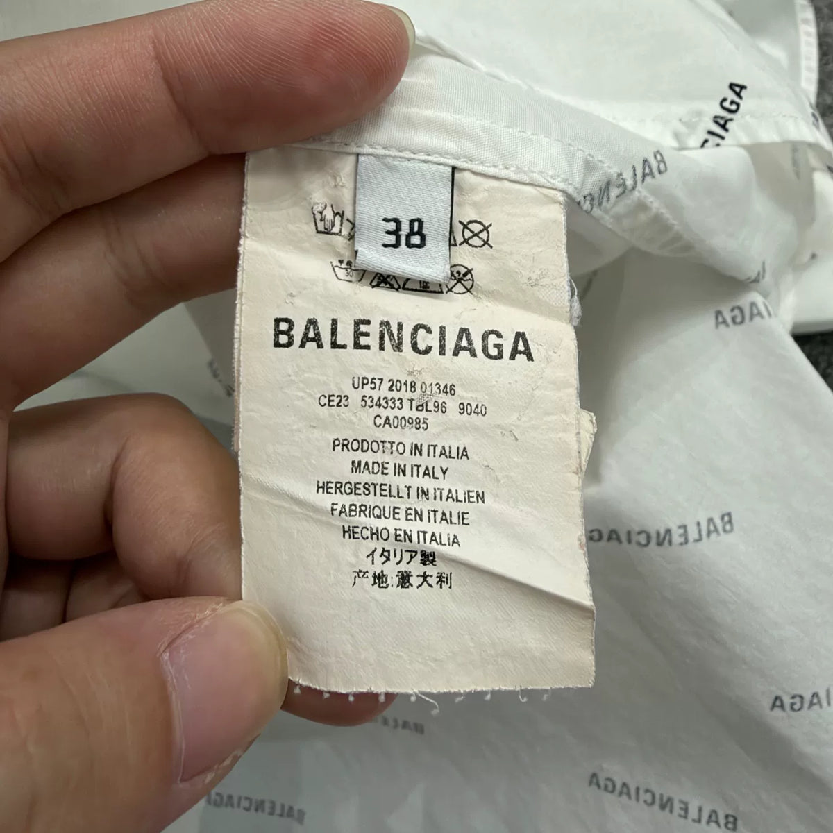 Balenciaga Bullet Screen Full Print Shirt