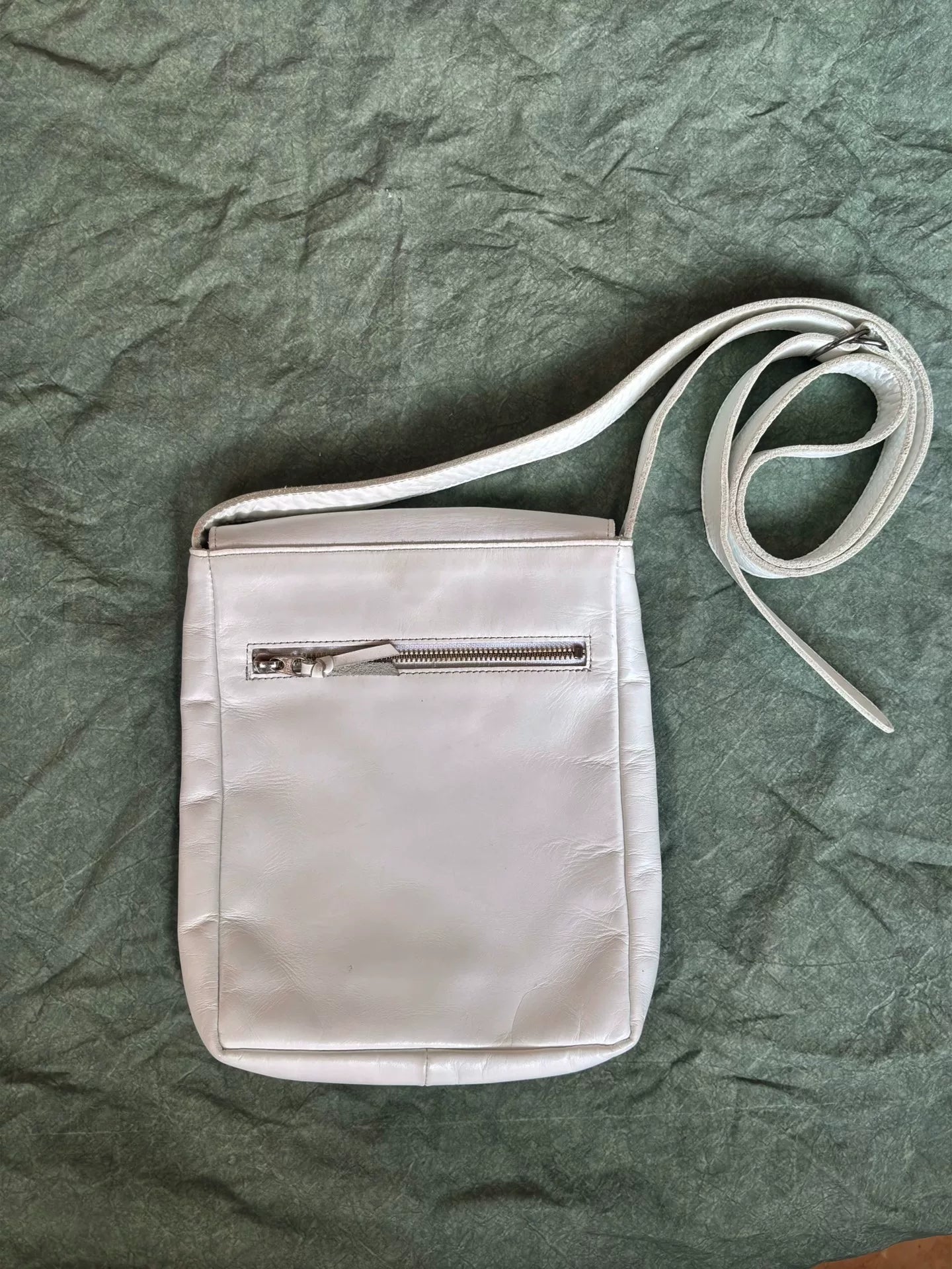 Jean Paul Gaultier 90s Lake Angel White Crossbody Bag