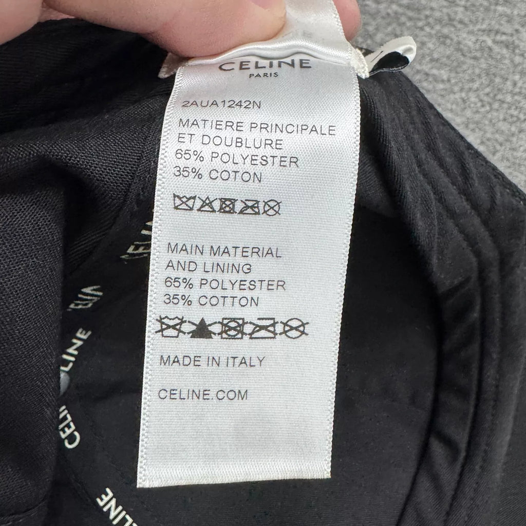 Celine Embroidered Letter Baseball Cap