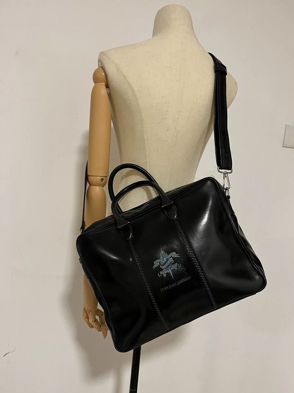 Jean Paul Gaultier Safe Sex Forever Envelope Crossbody Tote Bag