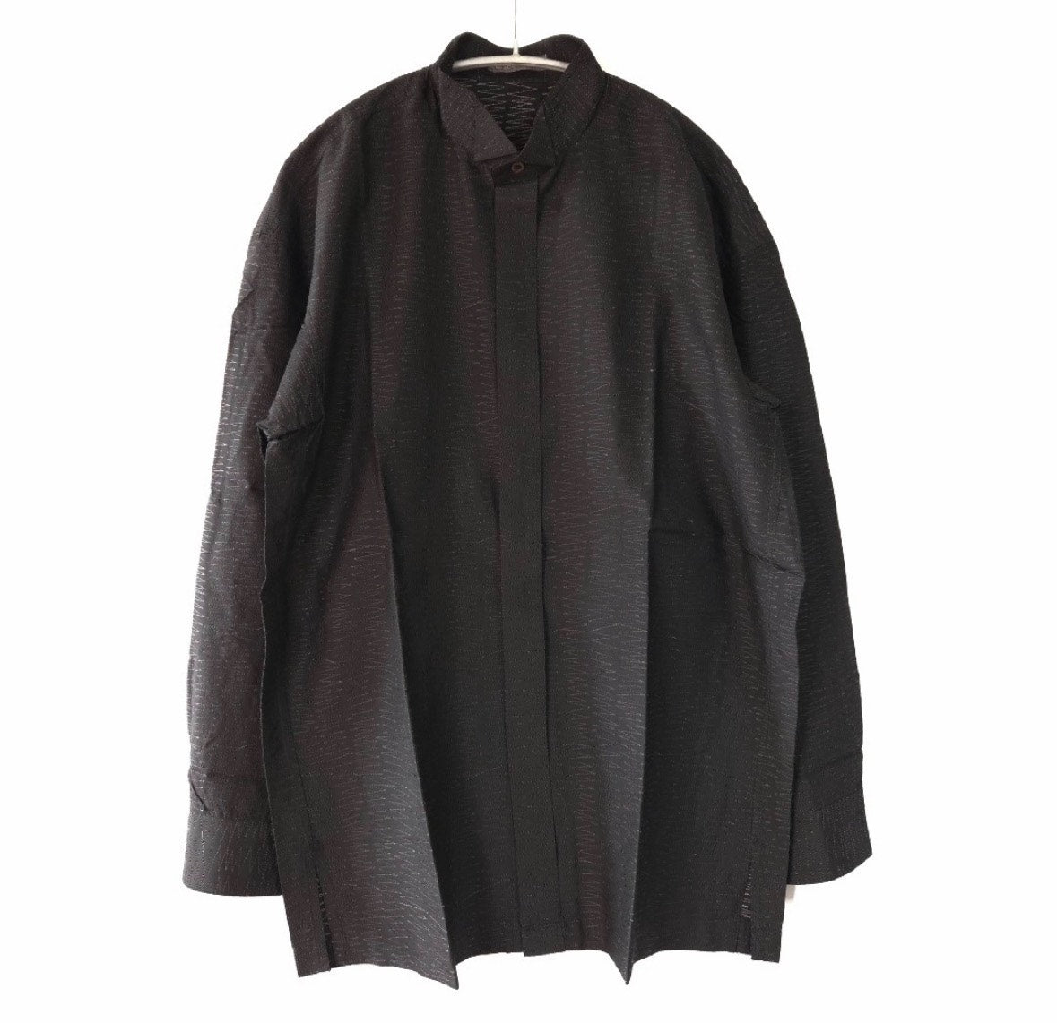Issey Miyake 1980s Embroidered Long Sleeve Shirt