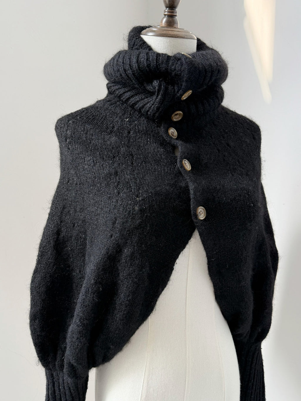 Comme Des Garcons 2008 Runway Top Mohair Cape