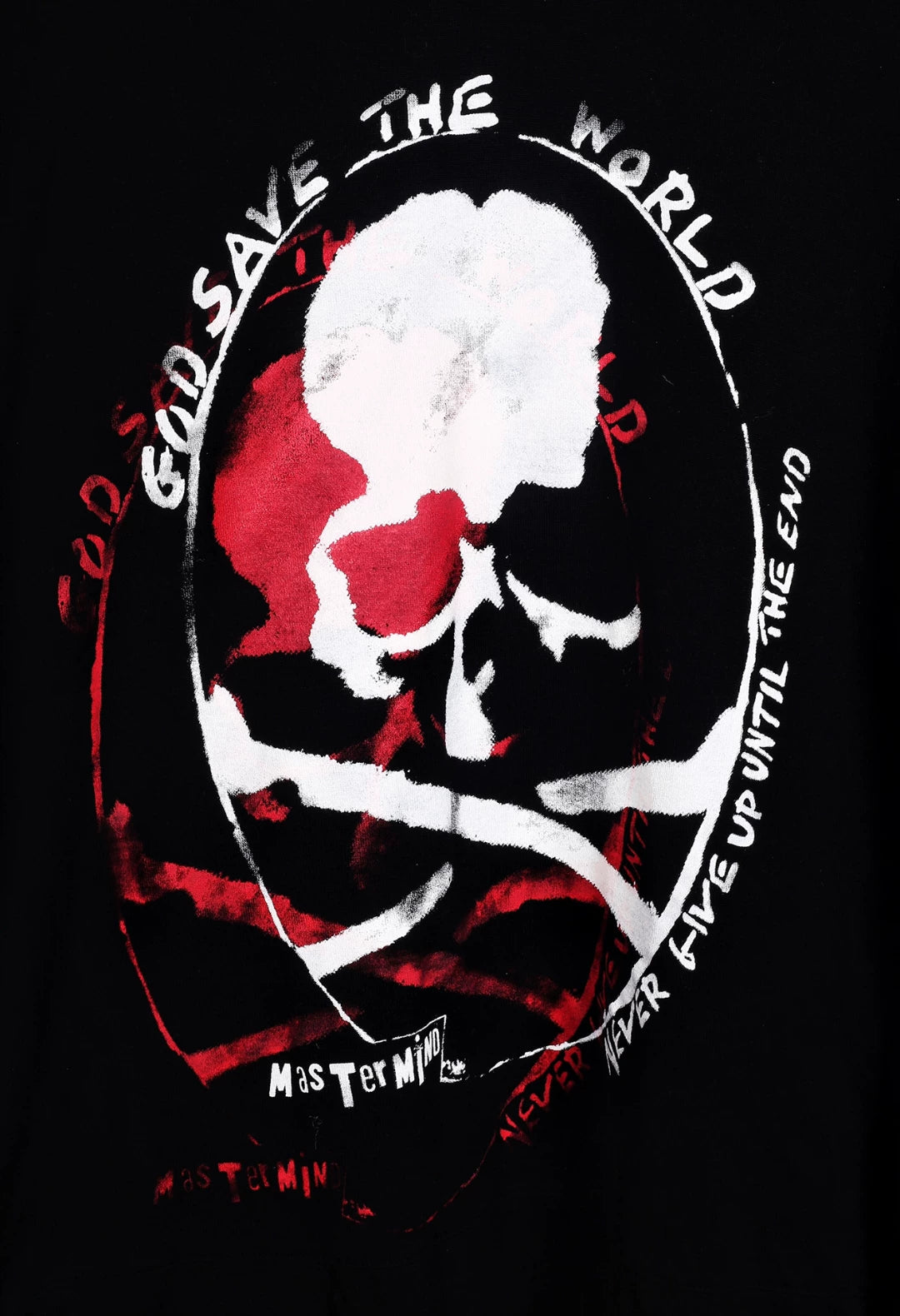 Mastermind Japan 13SS Long Sleeve T-Shirt World Sweatshirt Print Tee