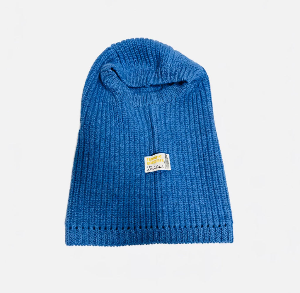 The Soloist 22FW Balaclava Blue Wool Balaclava