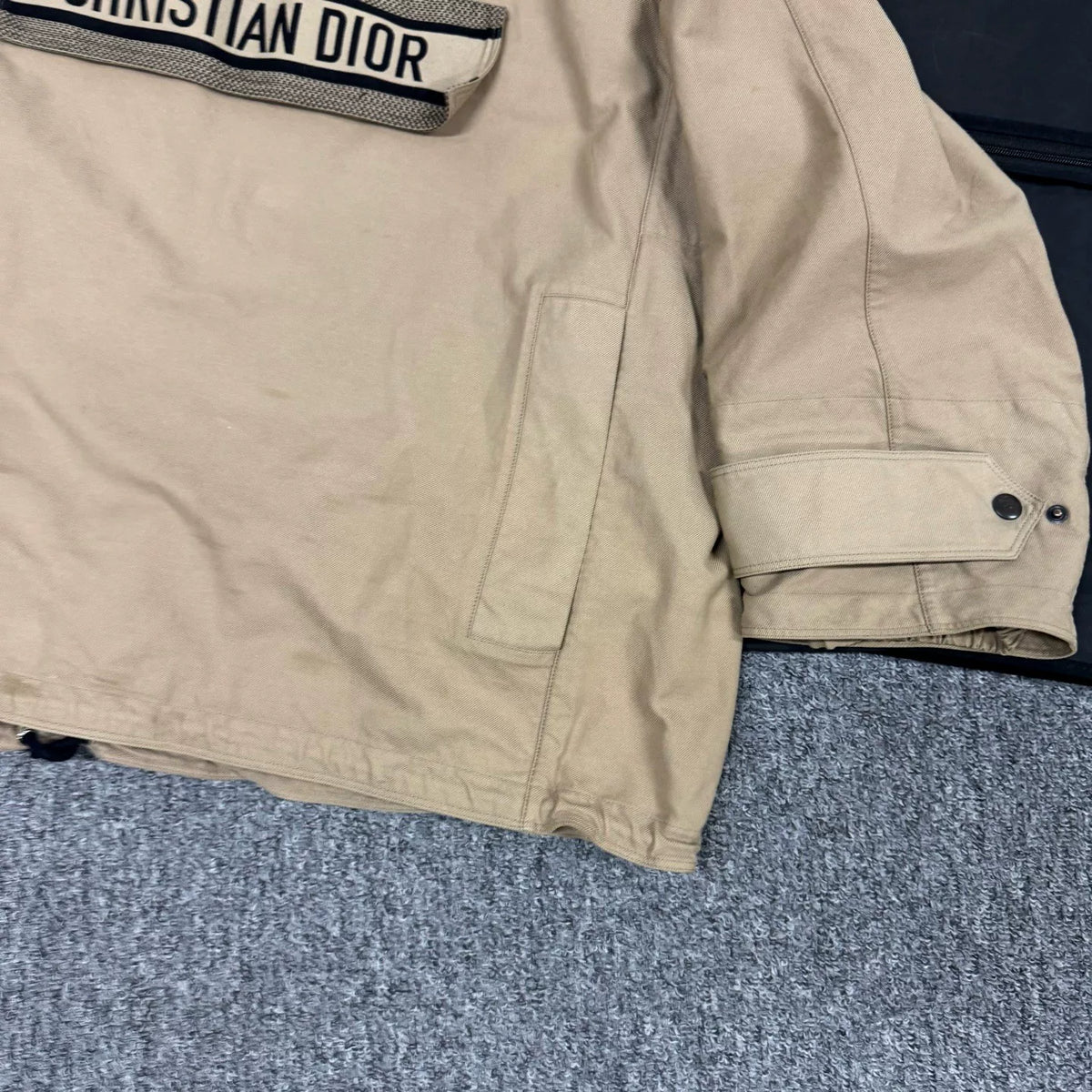 Dior Khaki Honeybee Embroidered Jacket