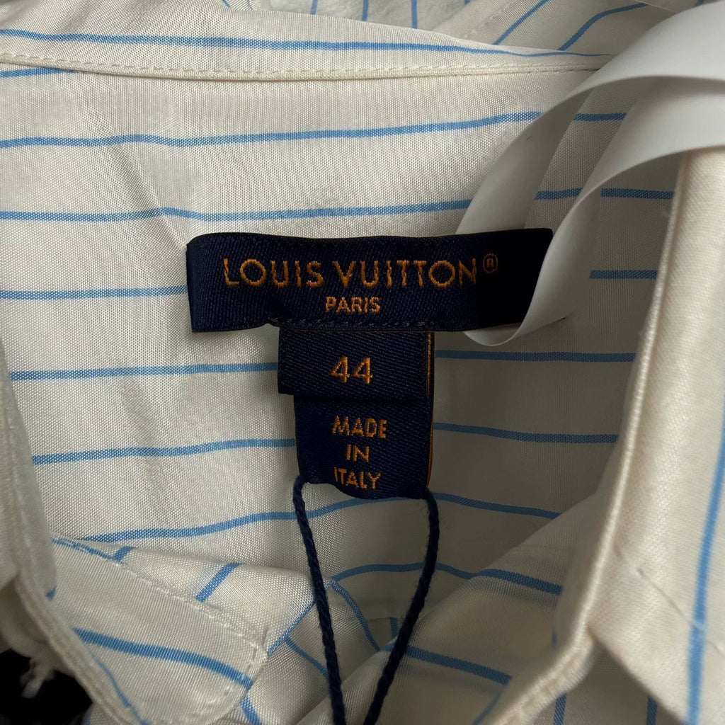Louis Vuitton Blue Striped Shirt