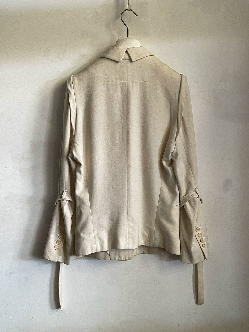Ann Demeulemeester FW07 Short Collar Fleece Wool Jacket