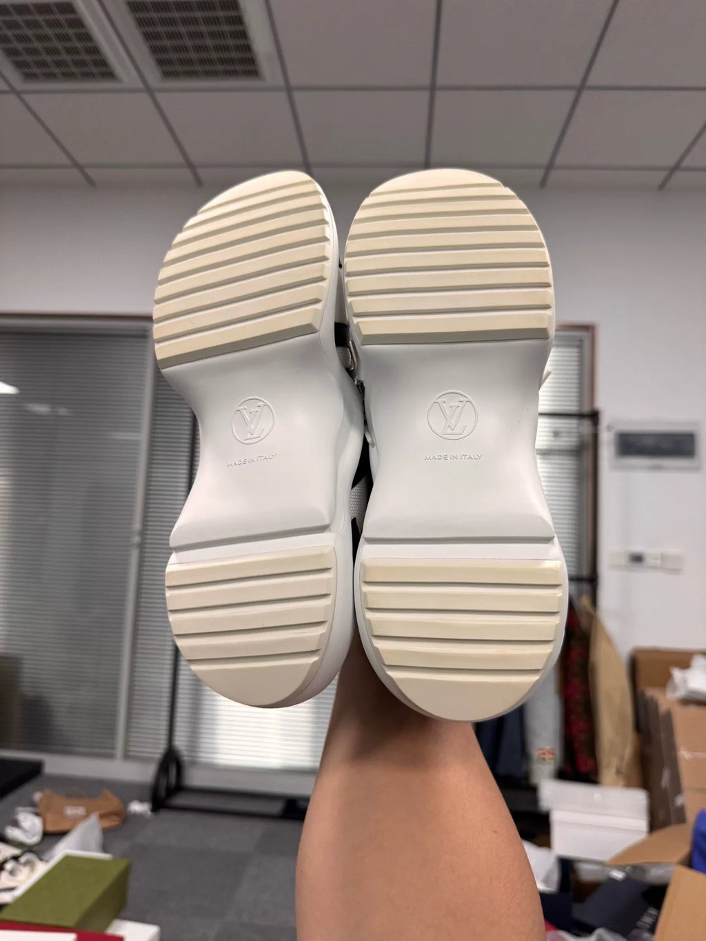 Louis Vuitton Monogram White Arch Sneakers