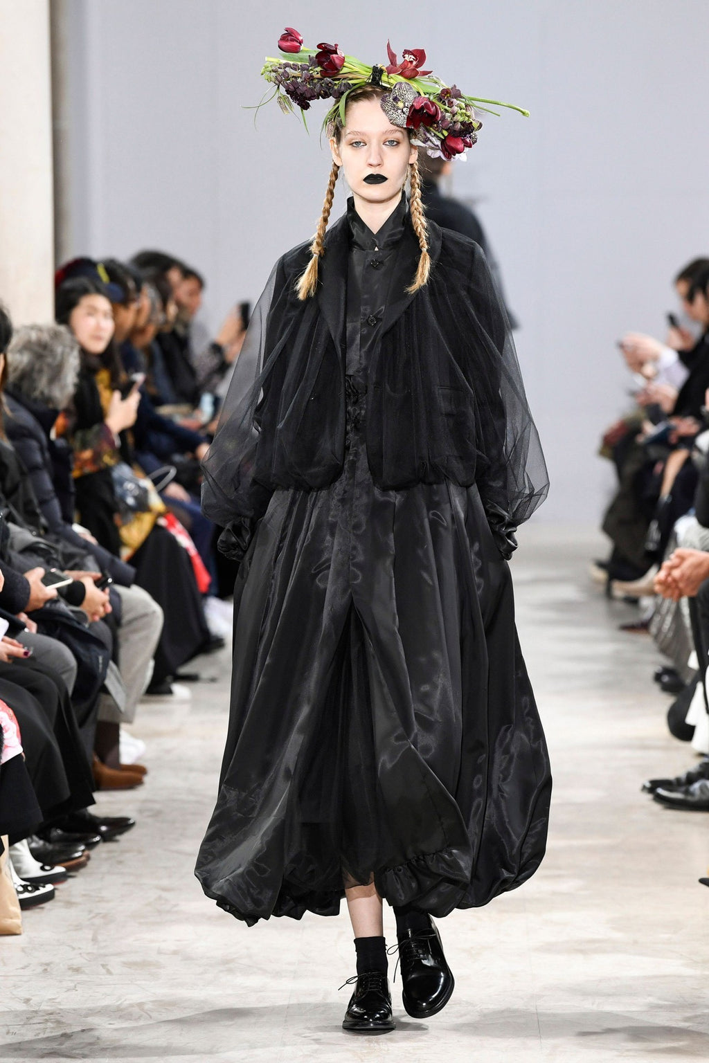 Noir Kei Ninomiya Mesh Panel FW18 Blazer - Devines