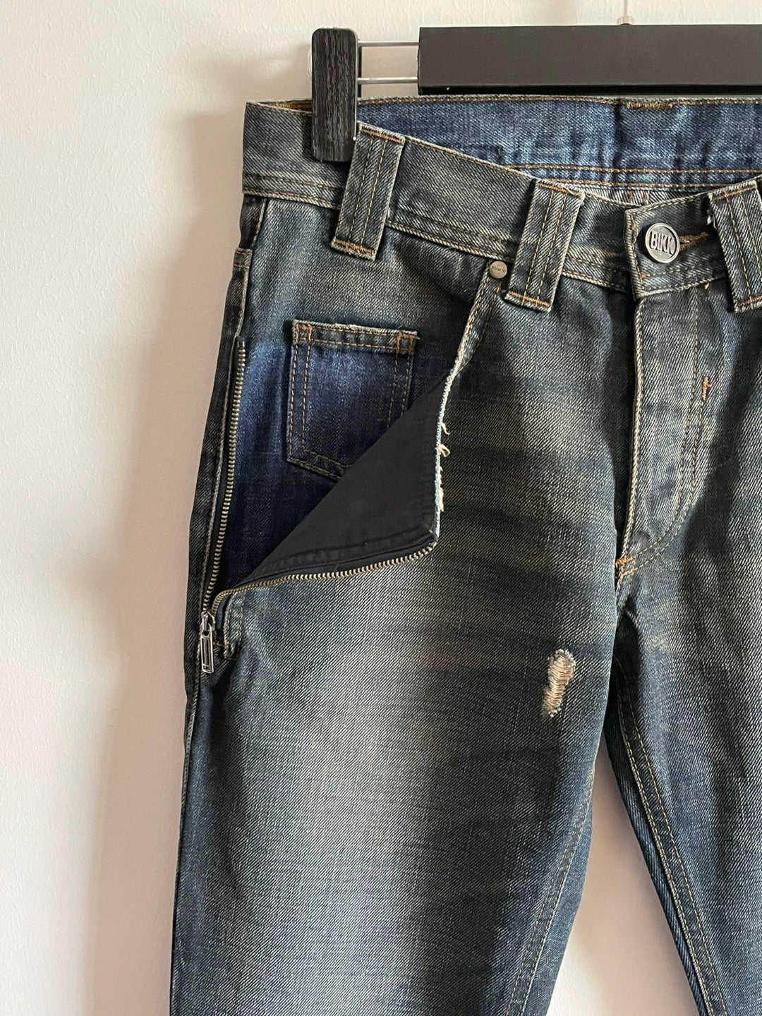 Dirk Bikkembergs Side Pocket Zipper Jeans