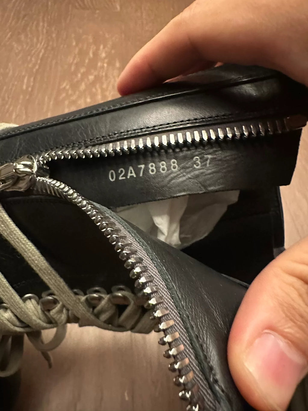 Rick Owens Octopus Lace-Up Military Boots