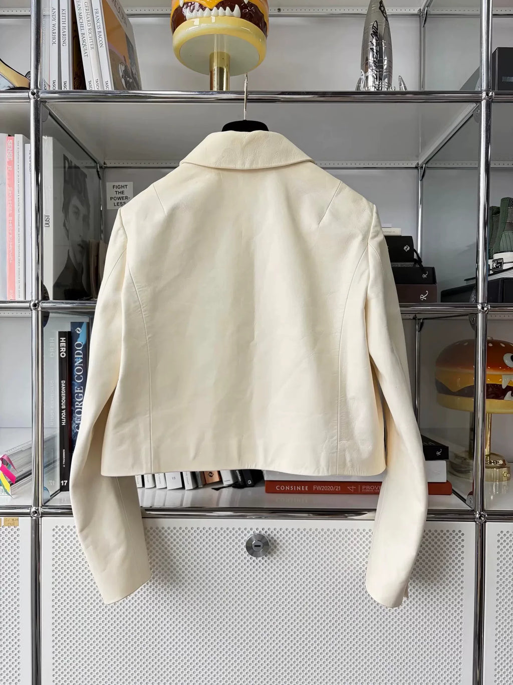 Dior Off-White Honeybee Embroidered Cowhide Jacket