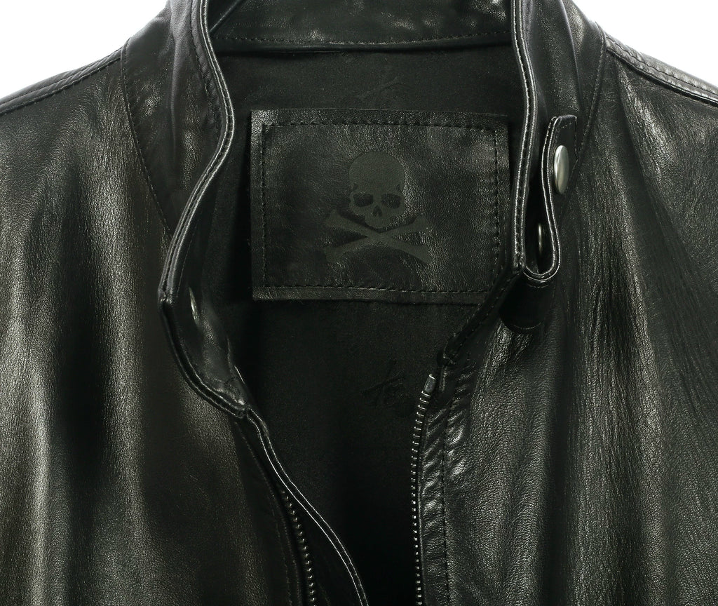 Mastermind Japan Embroidered Skull Leather Hiro Exile Pride Jacket