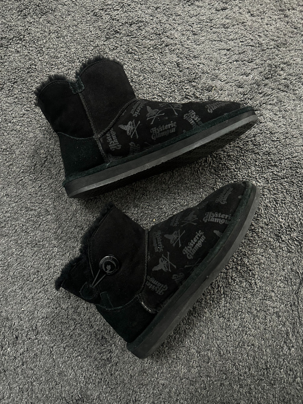 Hysteric Glamour All-Over Print Snow Boots