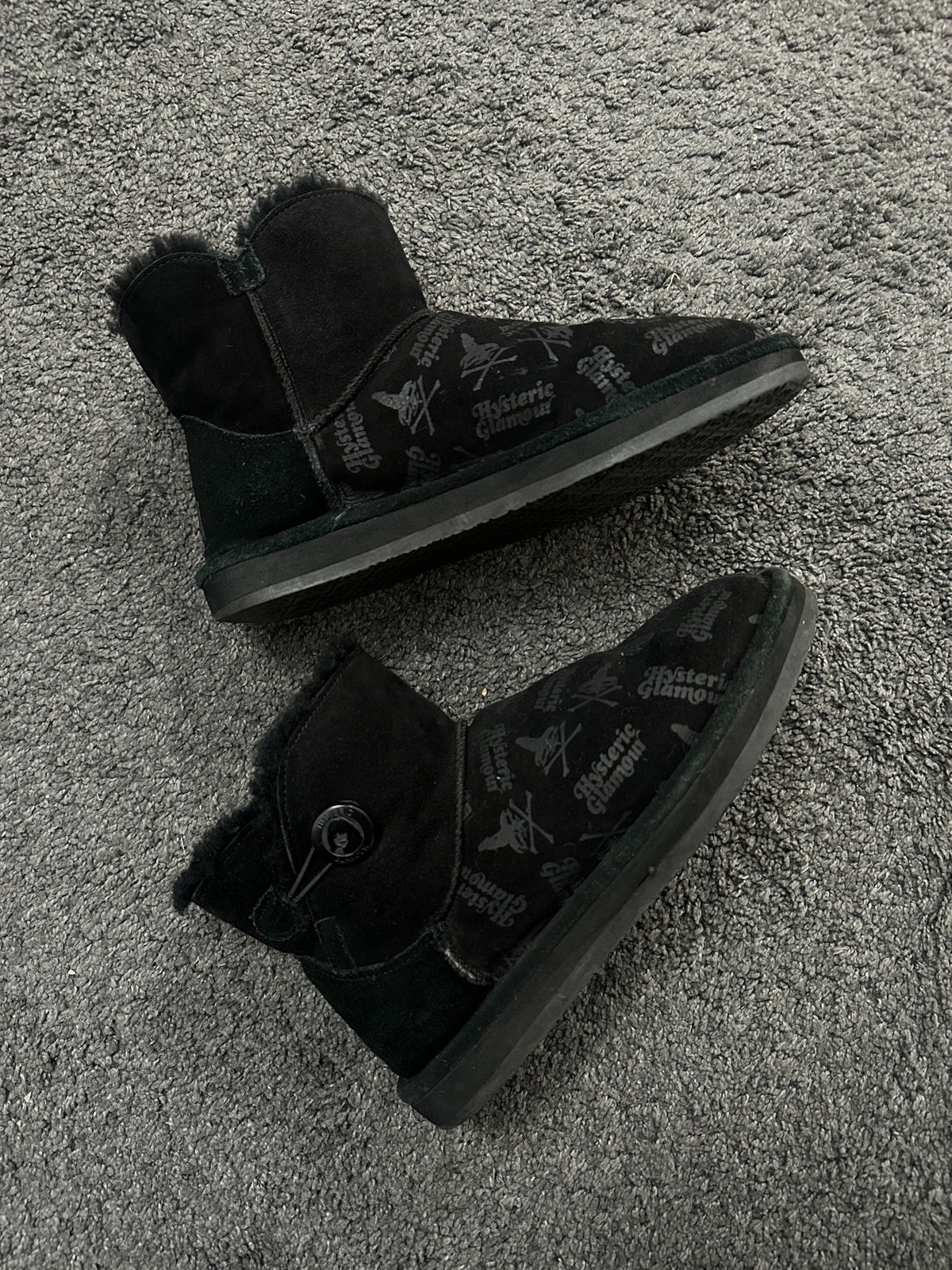 Hysteric Glamour All-Over Print Snow Boots