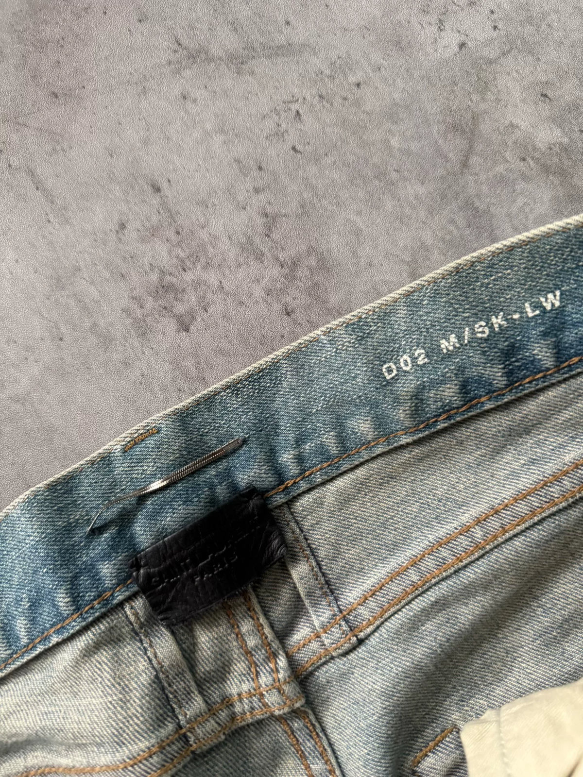 Saint Laurent Paris 16SS D02 Blue Distressed Denim Jeans by Hedi Slimane