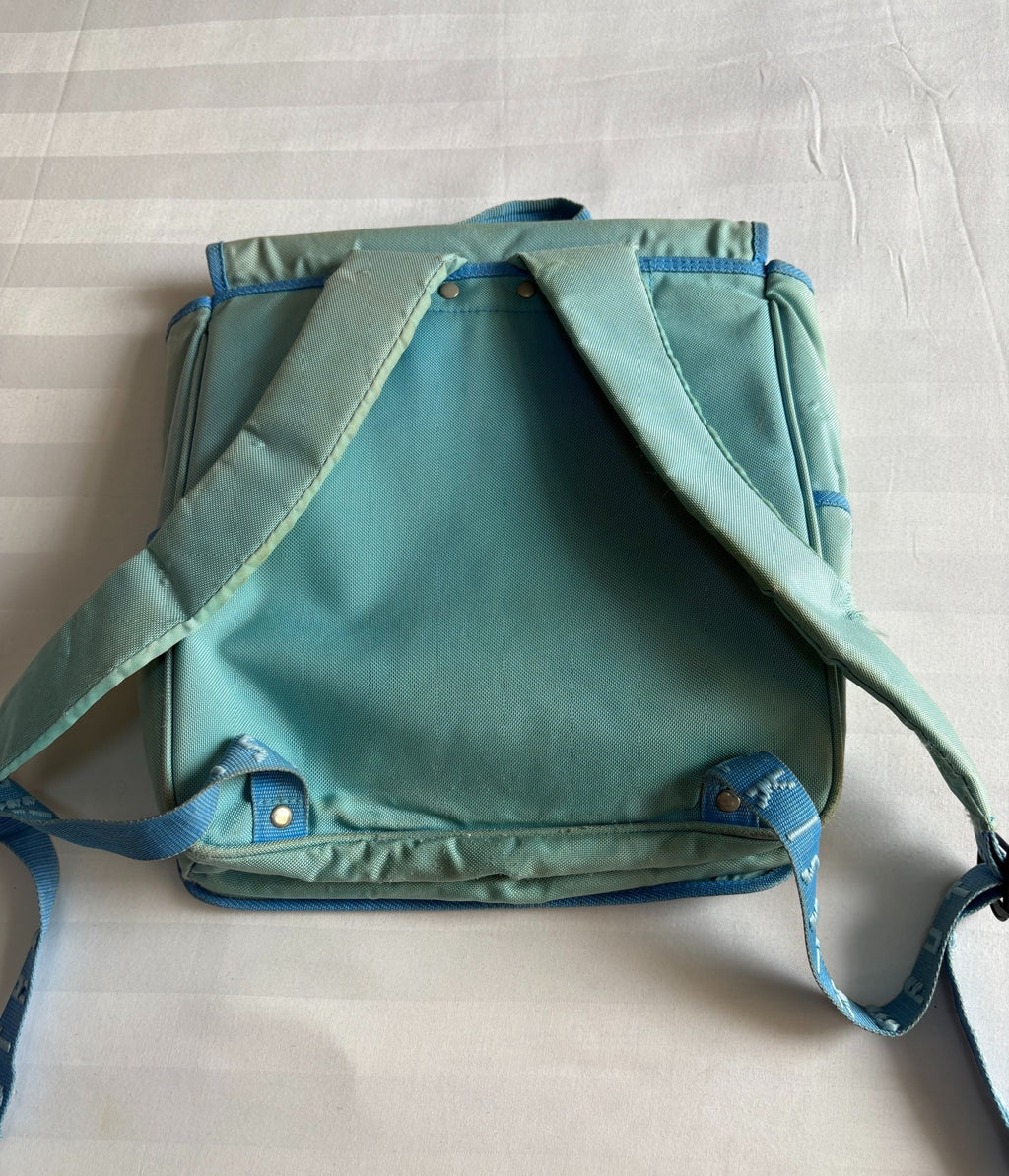 Walter Van Beirendonck W&Lt Pukpuk Blue Slogan Vintage Backpack