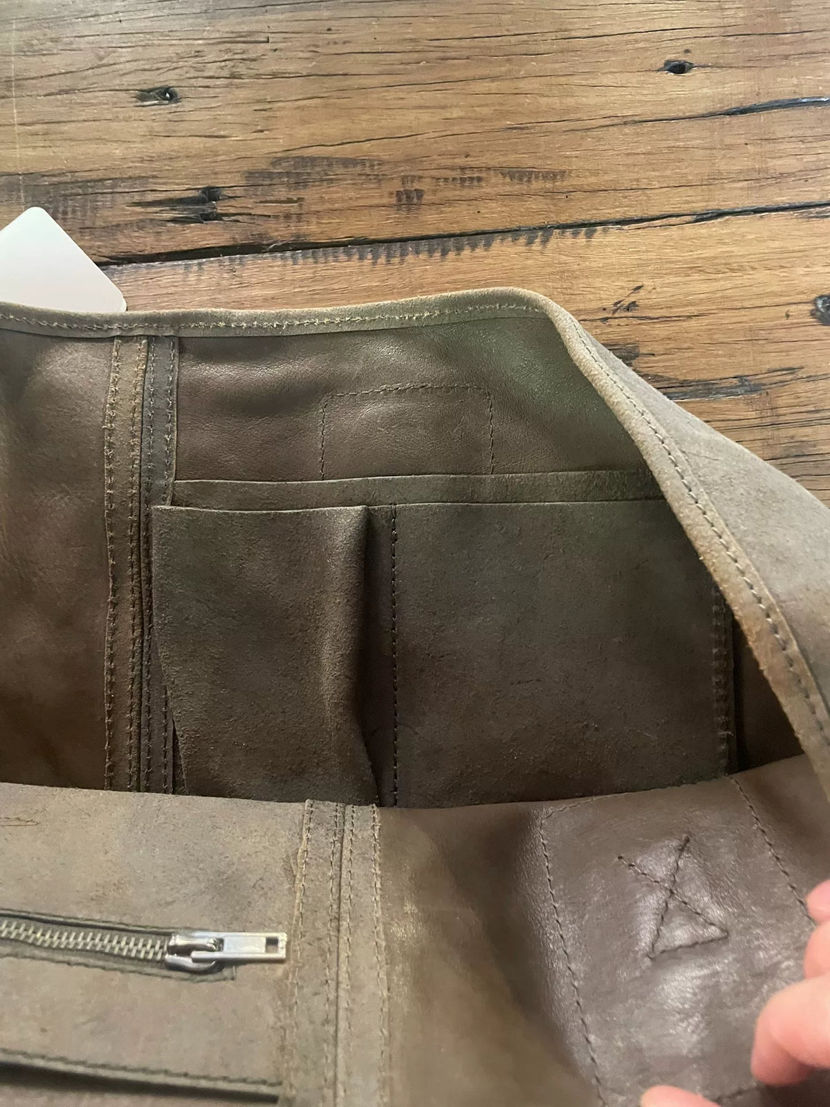 Rick Owens FW12 Mountain Dark Dust Rig Shopper Tote Bag