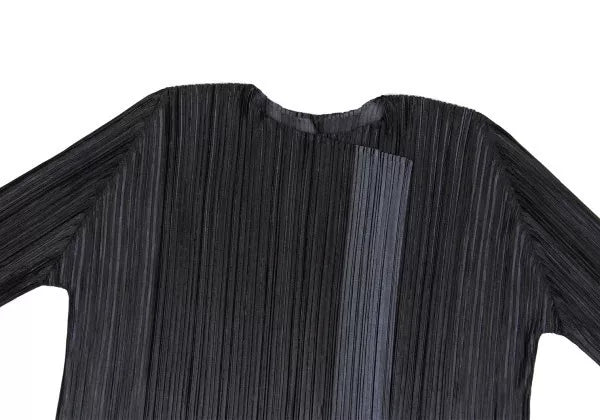 Issey Miyake Vintage Dark Pleated Cardigan