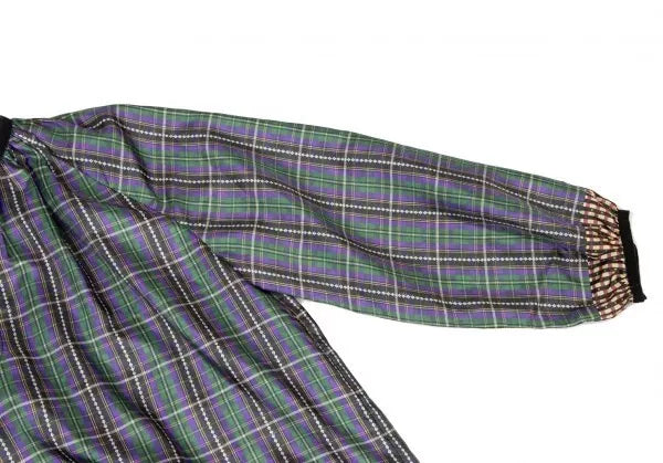 COMME des GARCONS Vintage Grey Plaid Top