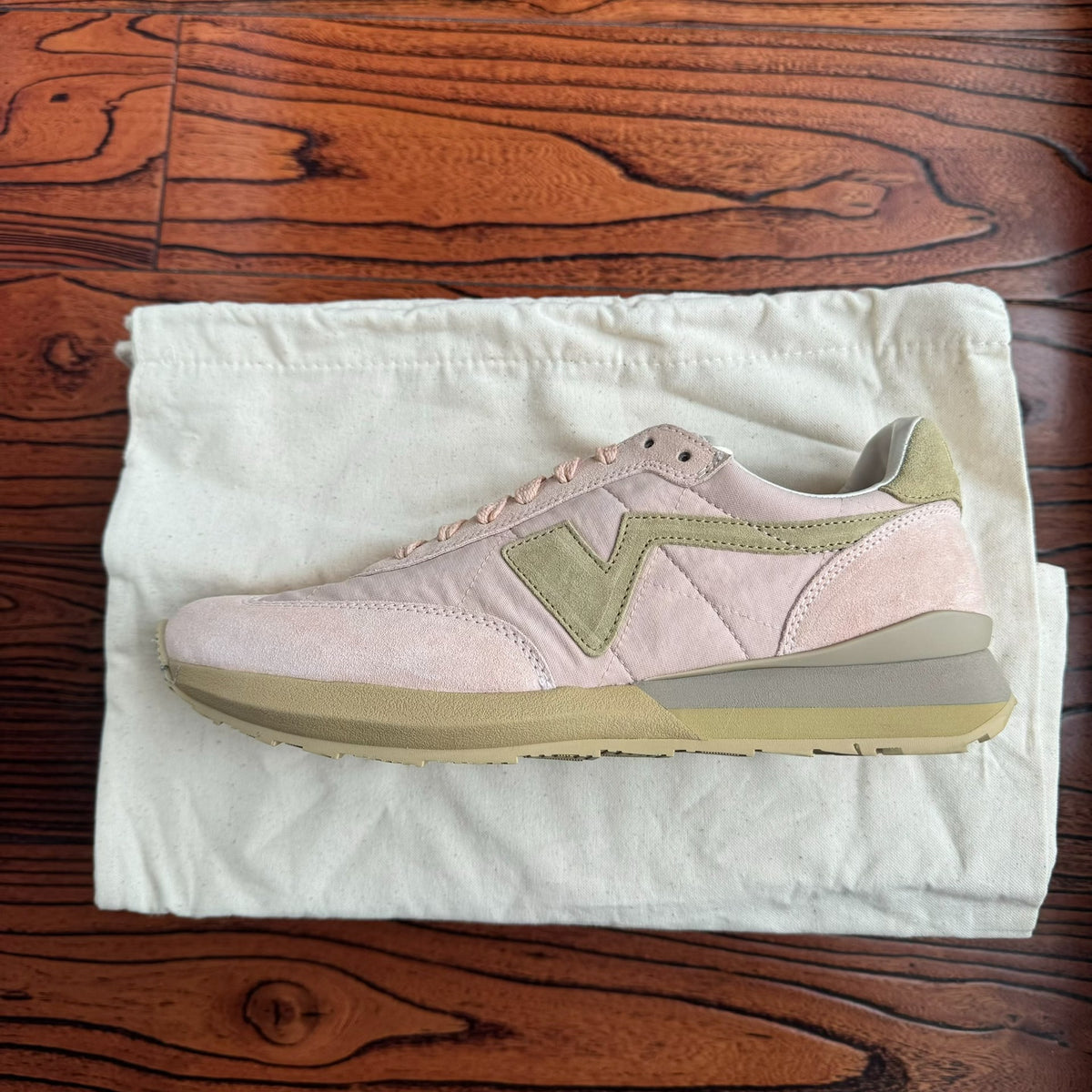Visvim 25SS Fkt Runner Pink Shoes