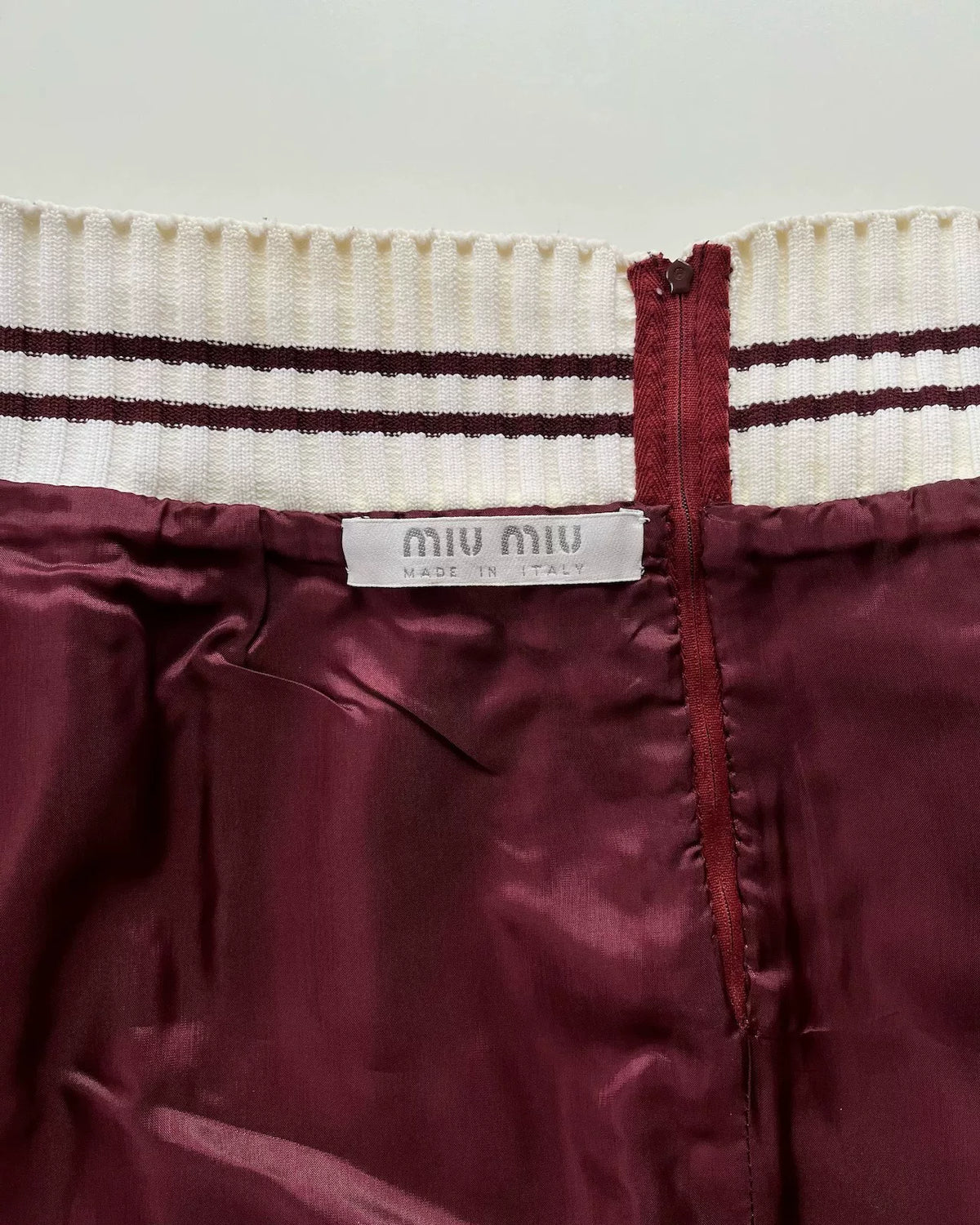 Miu Miu SS00 Leather Skirt
