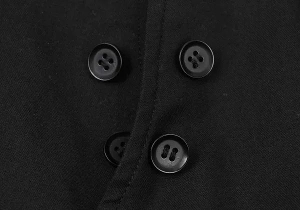 Yohji Yamamoto Black Multi-Button Jacket
