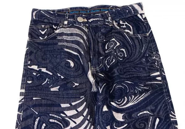 Jean Paul Gaultier Vintage Blue Floral Trousers