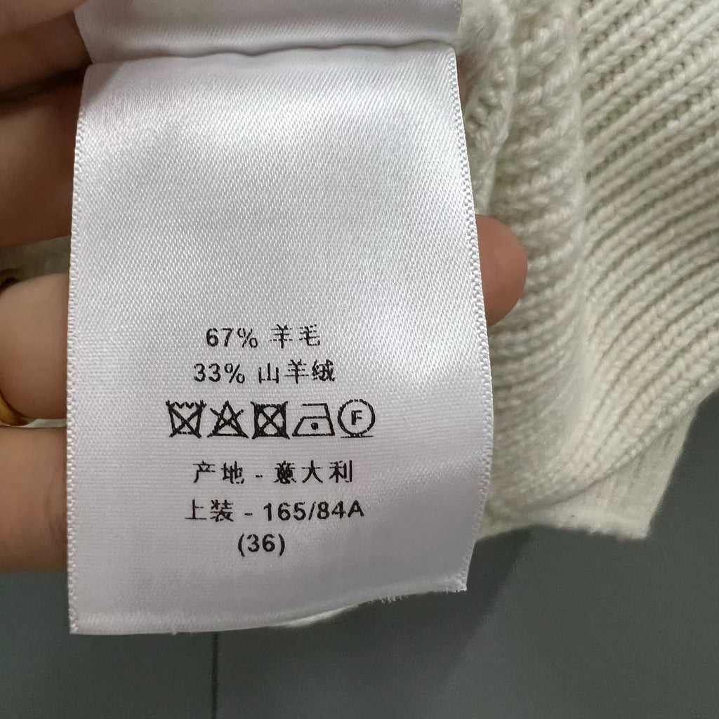 Dior Color-Blocked Logo Cashmere Hoodie