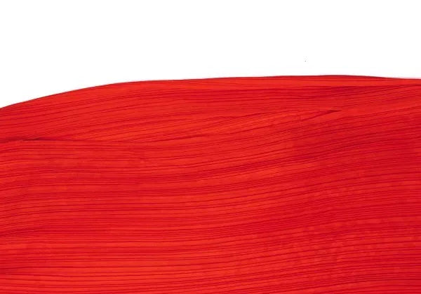 Issey Miyake Vintage Red Pleated Top