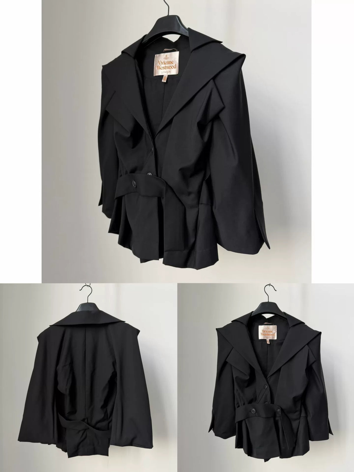 Vivienne Westwood vintage gold label runway line deconstructed jacket