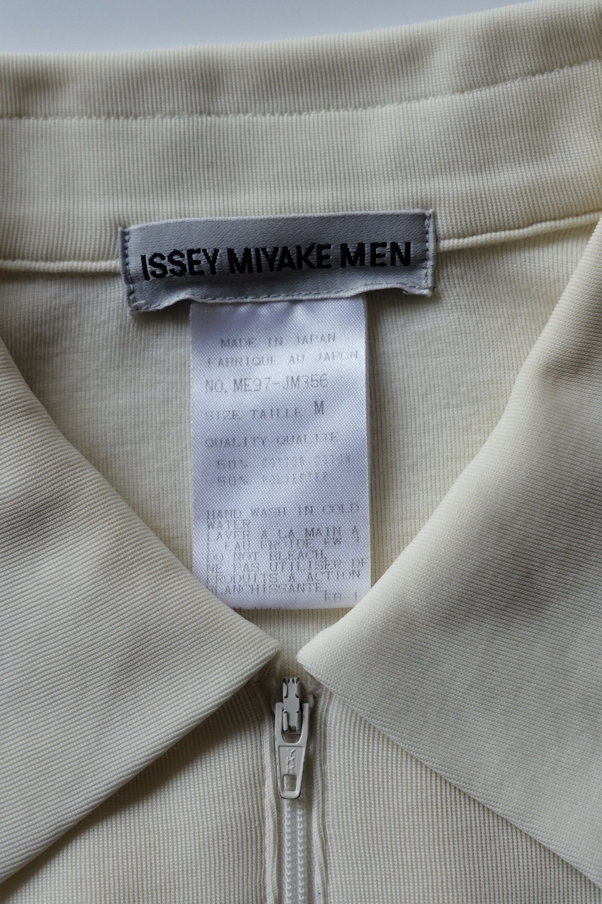 Issey Miyake SS99 Zip-Up Polo Shirt