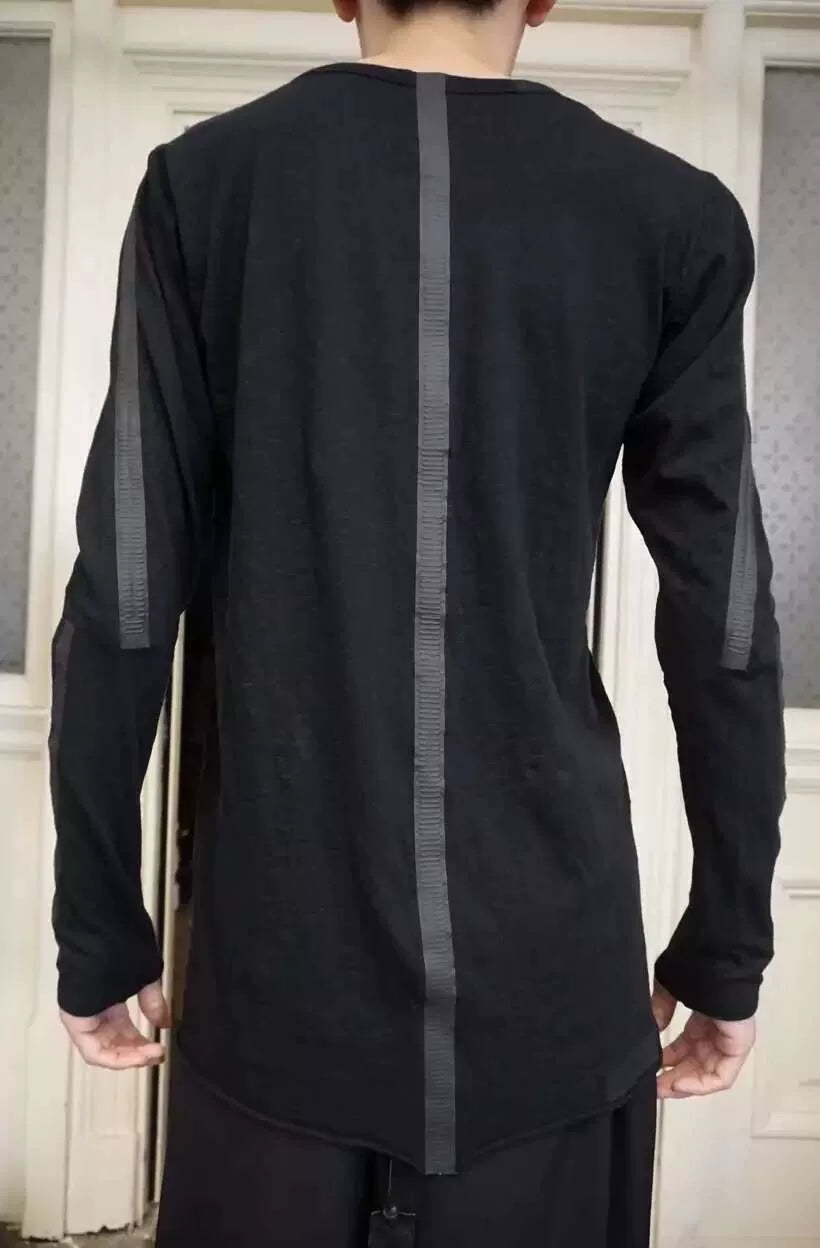 Isaac Sellam Scar Stitch Cotton Long Sleeve Shirt
