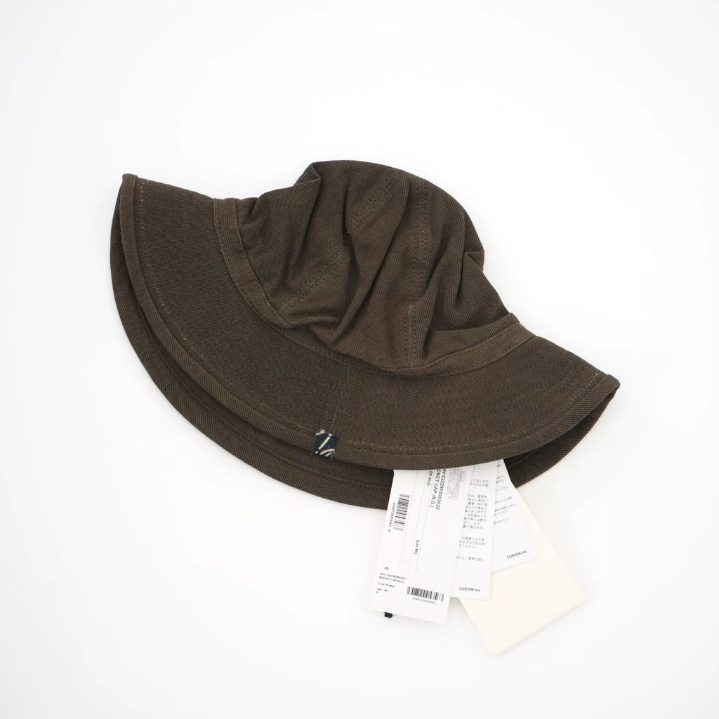 VISVIM I.C.T BUCKET CAP (N.D) Natural Mud-Dyed Bucket Hat