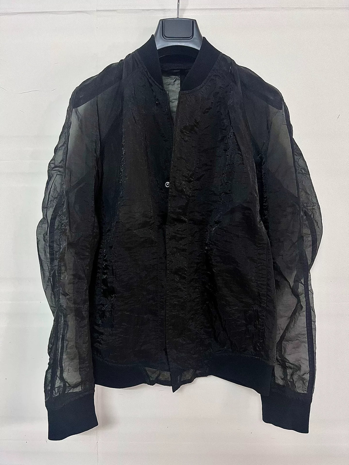 Julius 16SS Runway Black Organza Jacket