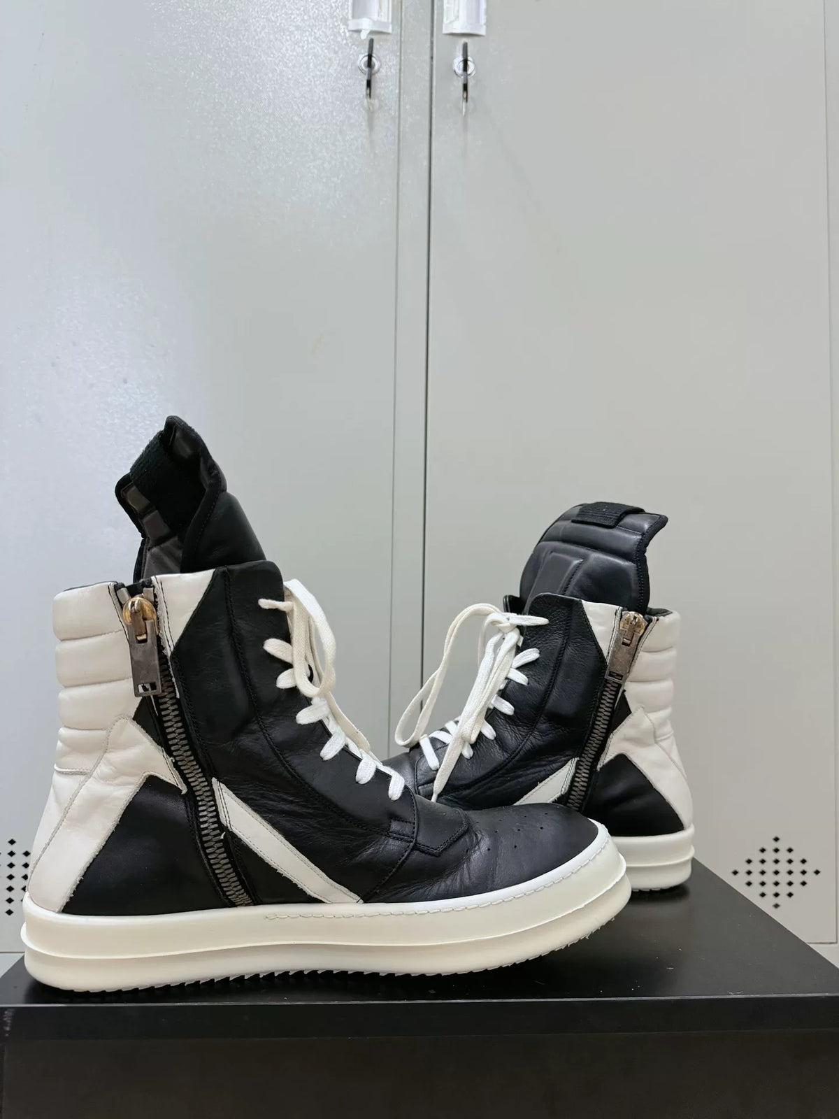 Rick Owens Geobasket high-top Sneakers | Black