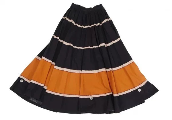 Issey Miyake Vintage Yellow Striped Skirt