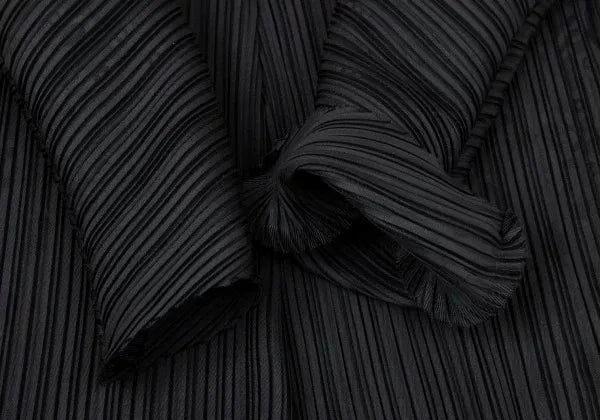 Issey Miyake Vintage Black Pleated Top