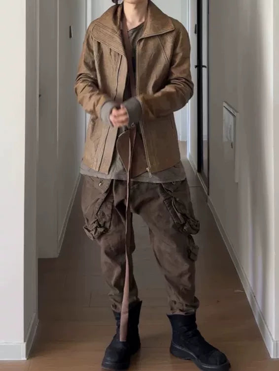 Julius FW20 Gas Mask Denim Bomb Pants