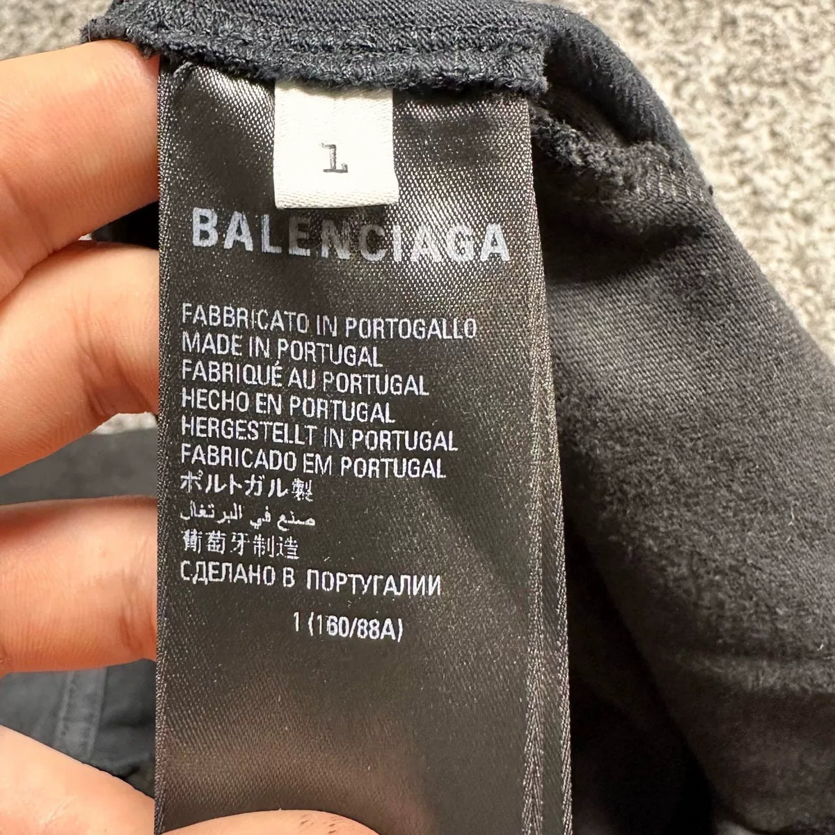 Balenciaga Inverted Band Short Sleeve Top