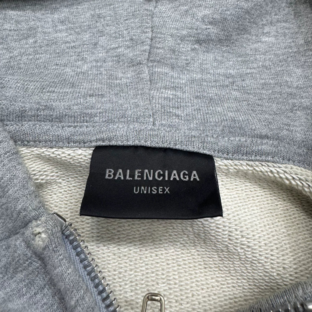 Balenciaga Earth Print Hooded Sweater