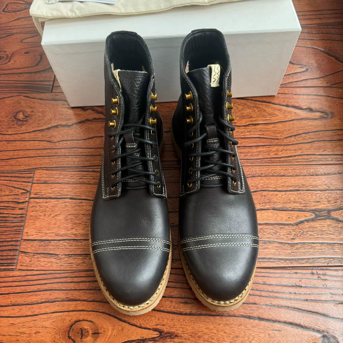 Visvim 23AW AW Virgil Cap-Folk Black Boots
