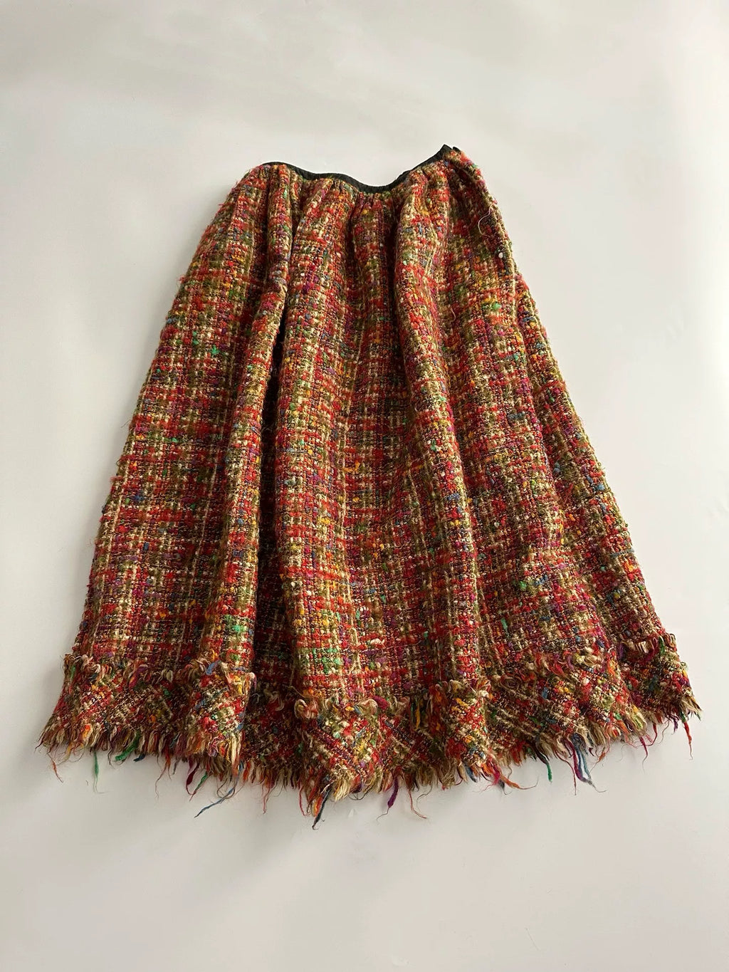 Junya Watanabe 2000 rough pattern wool skirt