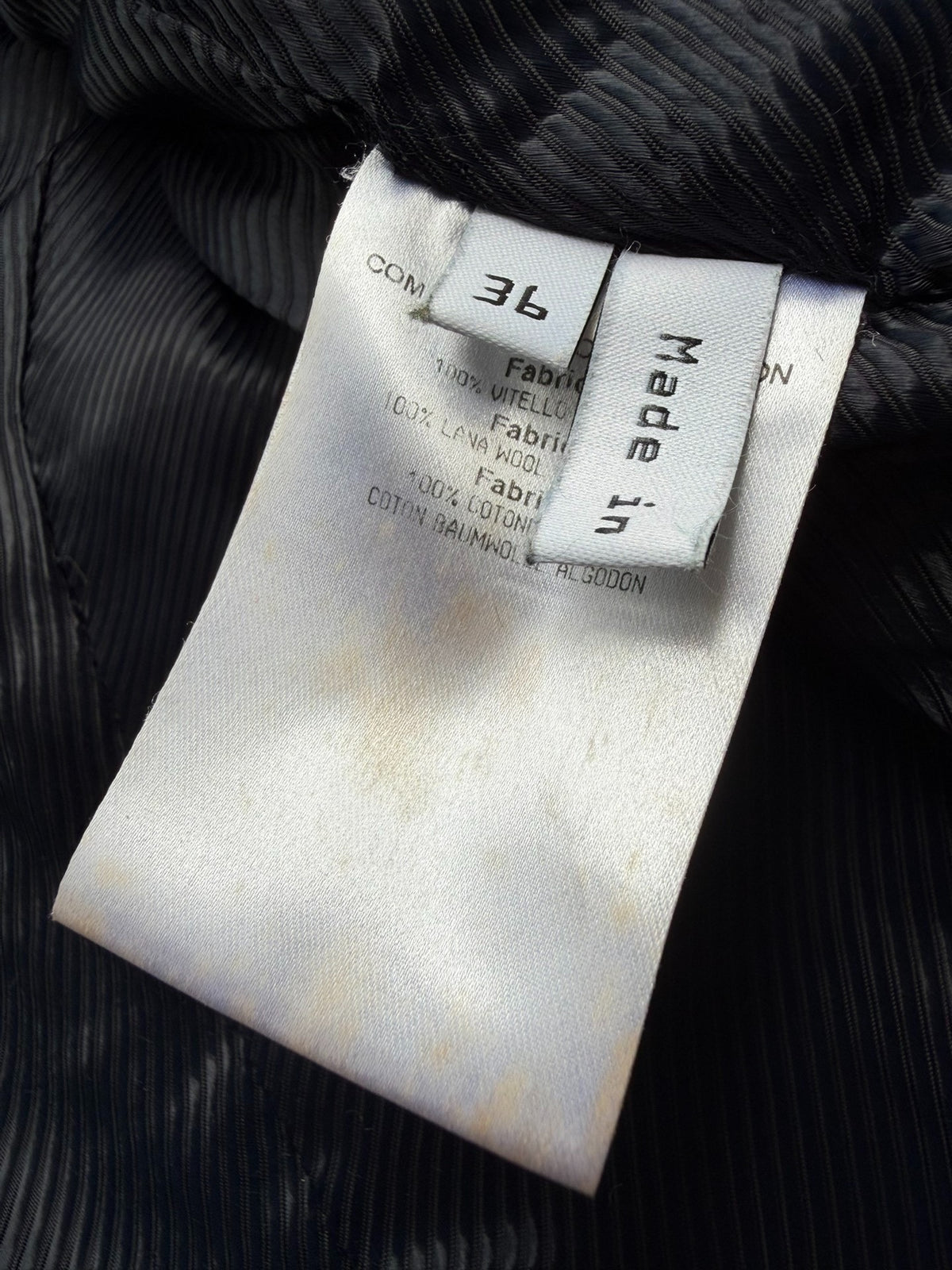 Balenciaga Leather Houndstooth Fall/Winter 2008 jacket