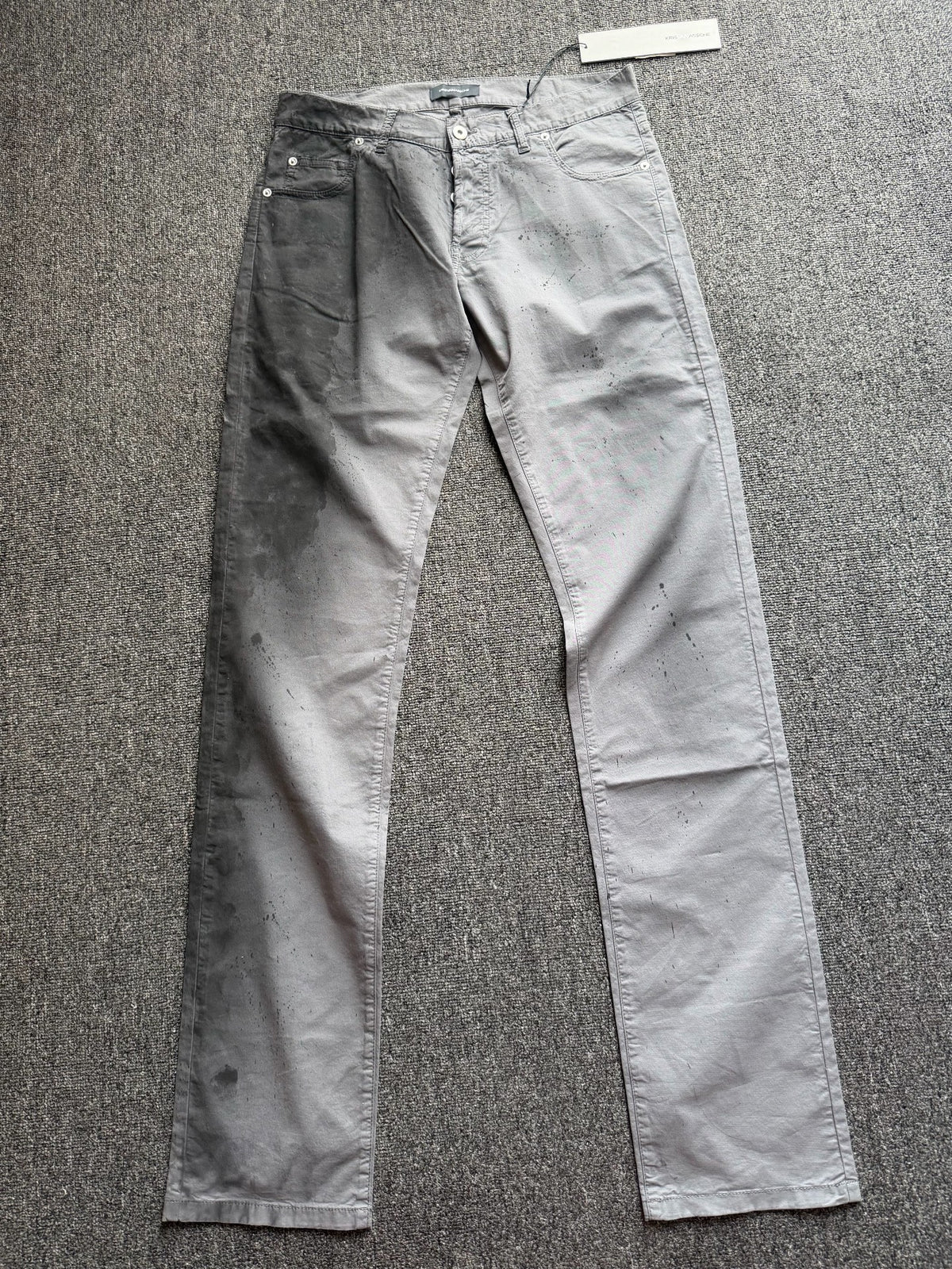 Kris Van Assche Slim Gray Pants